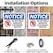 Signmission Do Not Weld Sensitive Electronic, 24 in W x Rectangle, Plastic OS-2PACK-NS-P-1824-L-11413 - alternate 7